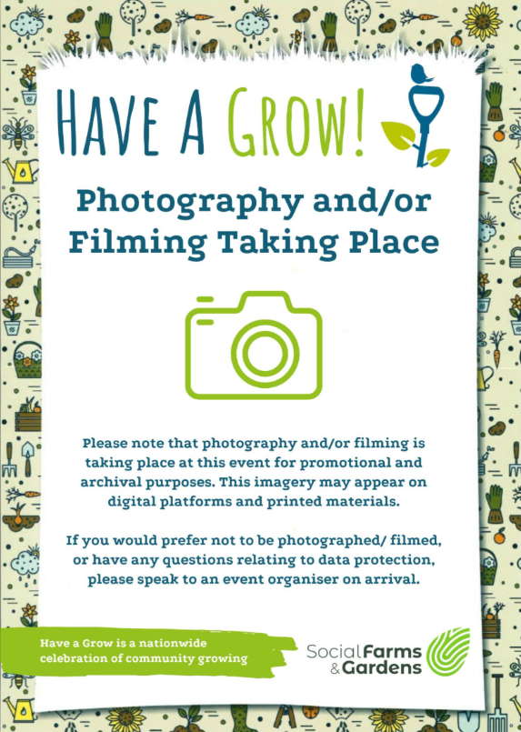 Photo Consent Poster - ENG