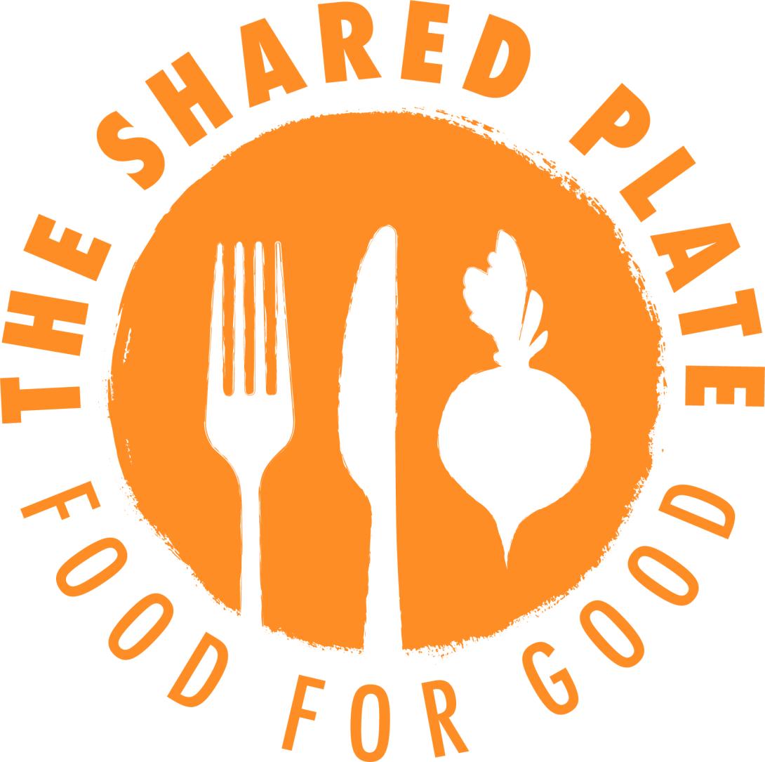 London eye through trees